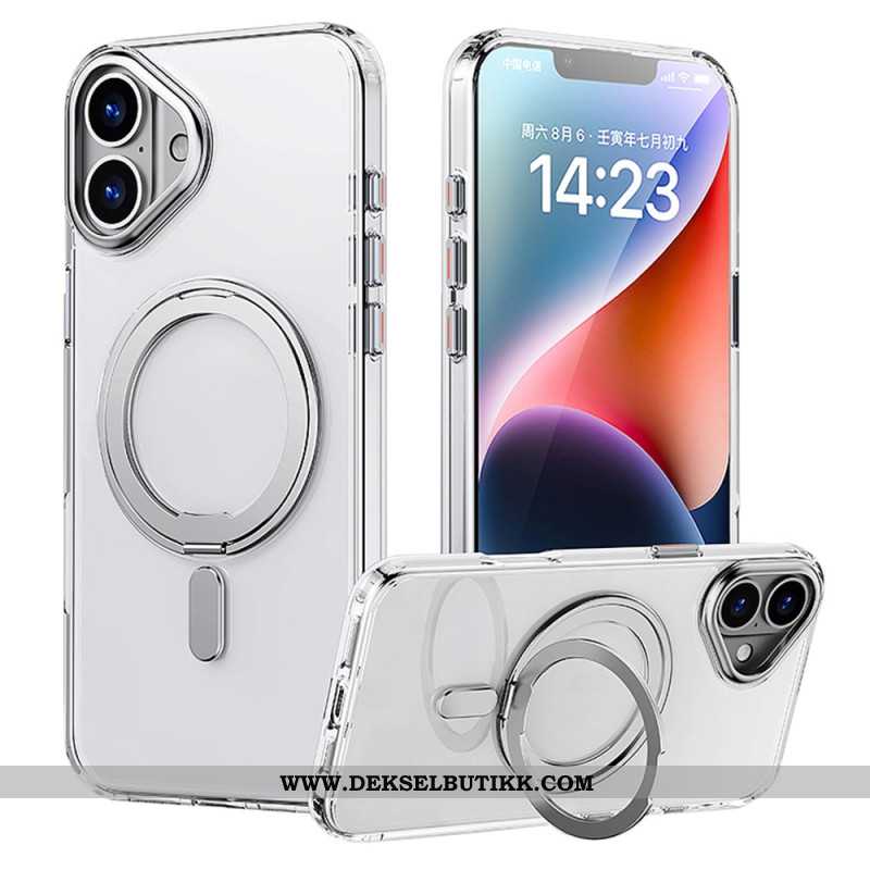 Deksel iPhone 16 Magnetisk Roterende Holder Beskyttelse Deksel