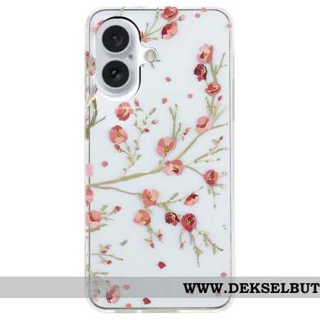 Deksel iPhone 16 Mobildeksel Blomster