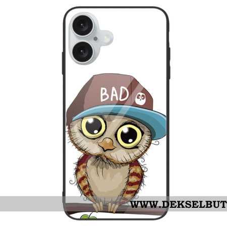 Deksel iPhone 16 Plus Bad Chouette Herdet Glass