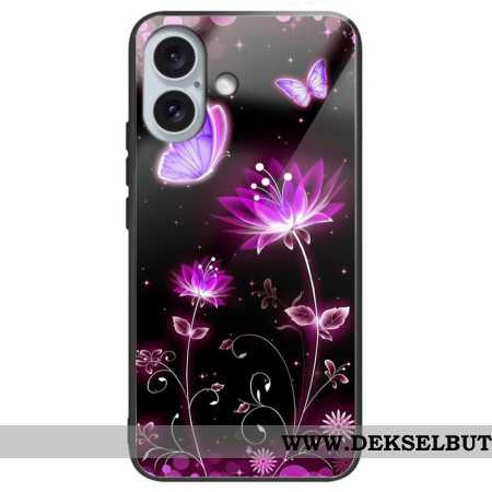 Deksel iPhone 16 Plus Fluorescerende Lotus