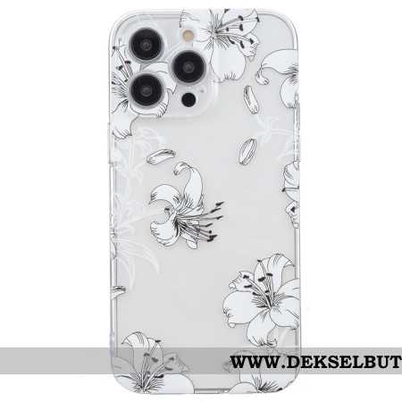 Deksel iPhone 16 Pro Max Hvite Blomster Beskyttelse Deksel