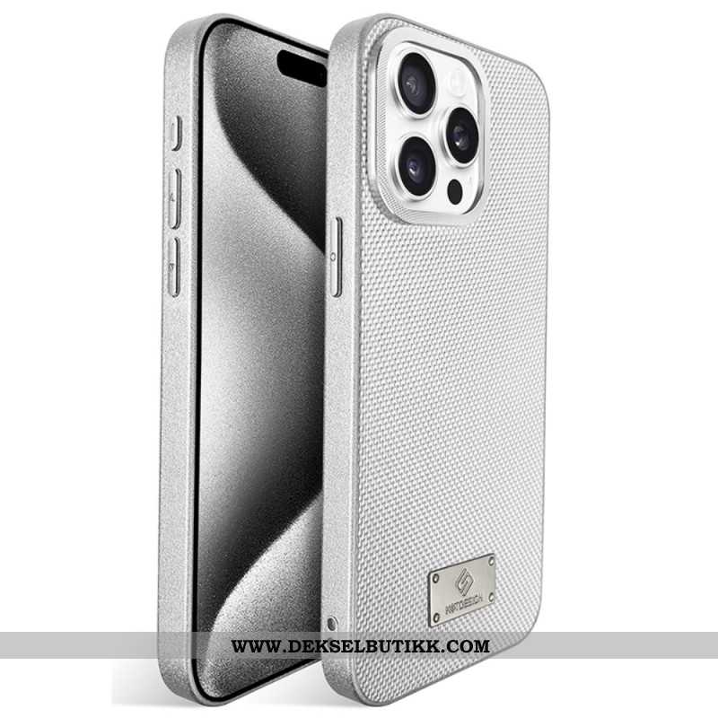 Deksel iPhone 16 Pro Max Kst Design Pustende Mesh Beskyttelse Deksel