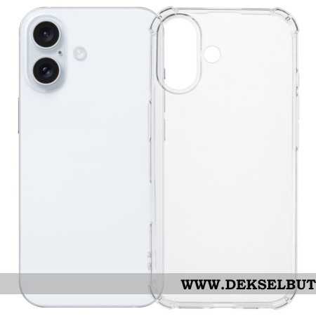 Deksel iPhone 16 Transparent Forsterket Beskyttelse Deksel