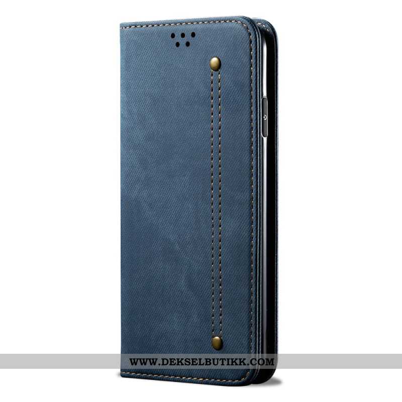 Etui Oppo Reno 11f 5g Jeansstoff Beskyttelse Deksel