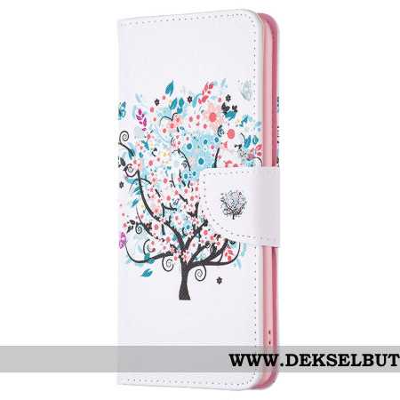 Folio Deksel Oppo A98 5g Blomstret Tre