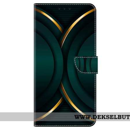 Folio Deksel Oppo A98 5g Gylden Omriss