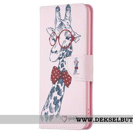 Folio Deksel Oppo A98 5g Intello Giraffe Beskyttelse Deksel