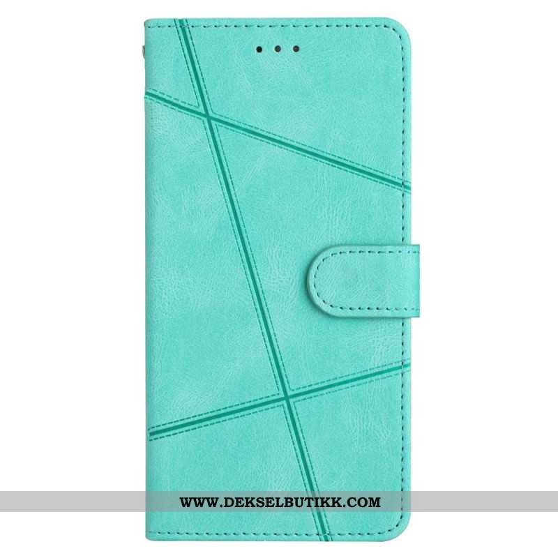 Folio Deksel Oppo A98 5g Linjer Beskyttelse Deksel