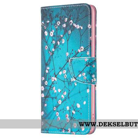 Folio Deksel Oppo A98 5g Plommeblomster