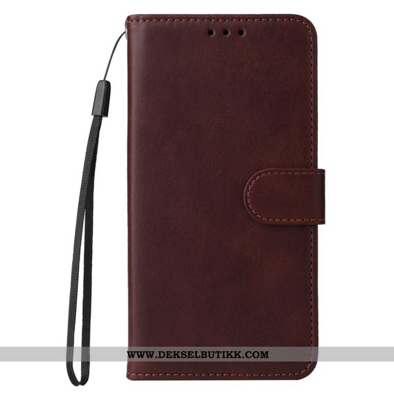 Folio Deksel Oppo A98 5g United With Strap Beskyttelse Deksel