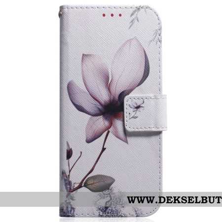 Folio Deksel Oppo Reno 11 Pro 5g Rosa Blomst Beskyttelse Deksel