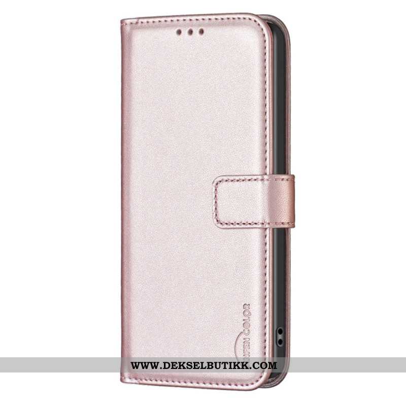 Folio Deksel Oppo Reno 11f 5g Faux Leather Binfen Farge