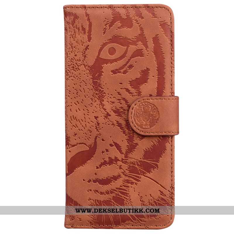 Folio Deksel Oppo Reno 12f 5g Tiger Footprint