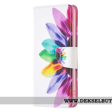 Folio Deksel Samsung Galaxy A15 Akvarellblomst