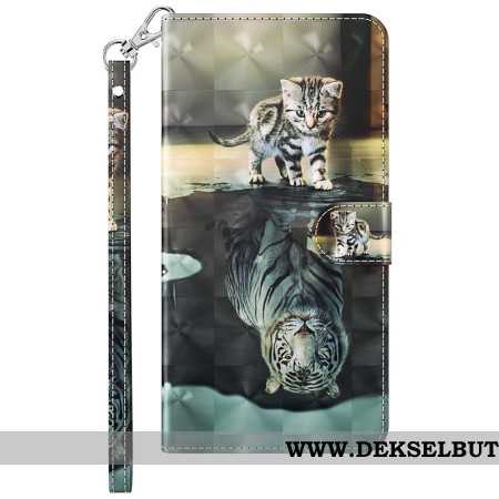 Folio Deksel Samsung Galaxy A15 Katt Og Tiger