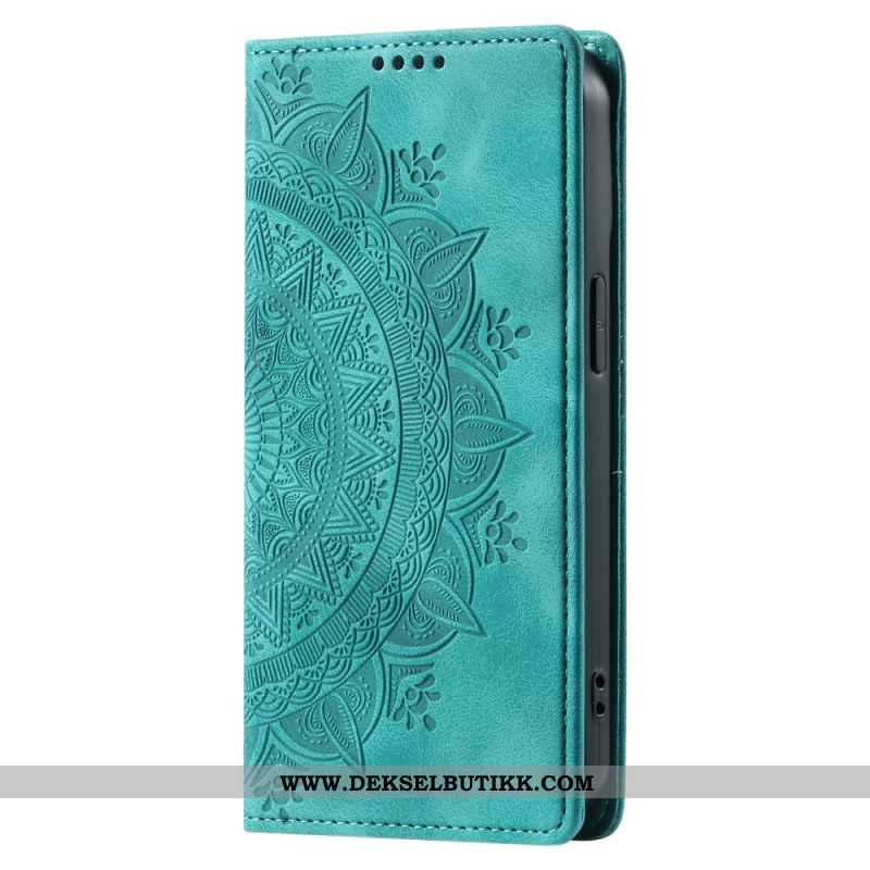 Folio Deksel Samsung Galaxy A15 Semsket Mandala Stil