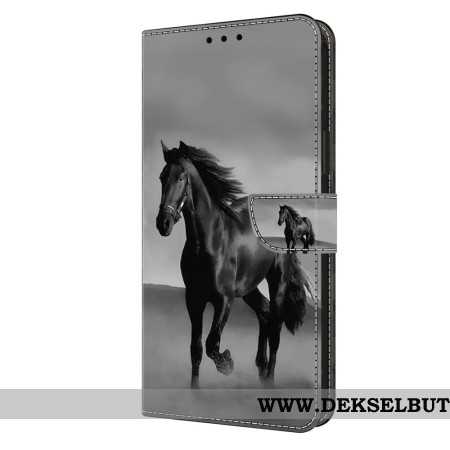 Folio Deksel Samsung Galaxy A15 Svart Hest