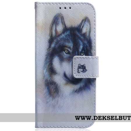 Folio Deksel Samsung Galaxy A16 5g Akvarellhund