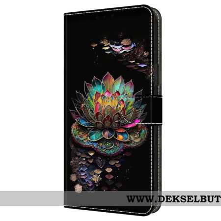 Folio Deksel Samsung Galaxy A16 5g Blomstermønster Beskyttelse Deksel