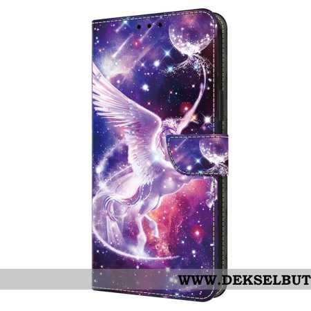 Folio Deksel Samsung Galaxy A16 5g Kosmisk Hest Beskyttelse Deksel