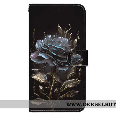 Folio Deksel Samsung Galaxy A16 5g Svart Rose