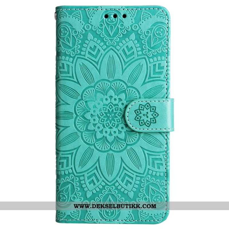 Folio Deksel Samsung Galaxy M55 5g Mandala Med Snor