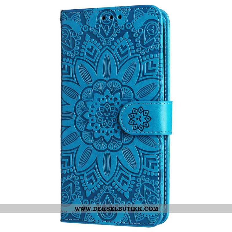 Folio Deksel Samsung Galaxy S24 5g Flamboyant Mandala Med Stropp