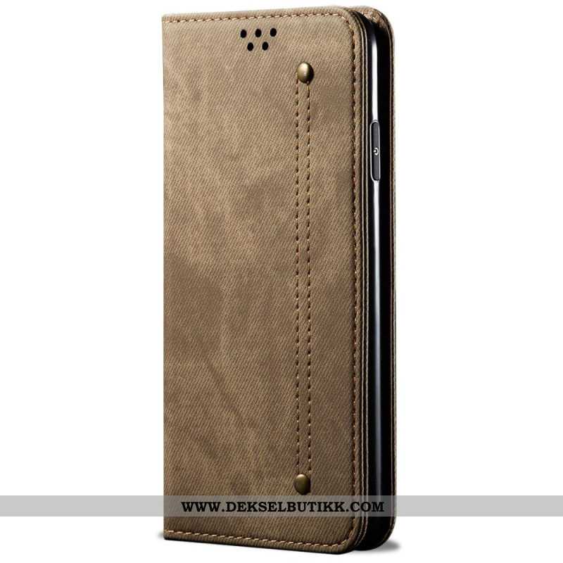 Folio Deksel Samsung Galaxy S24 5g Jeansstil