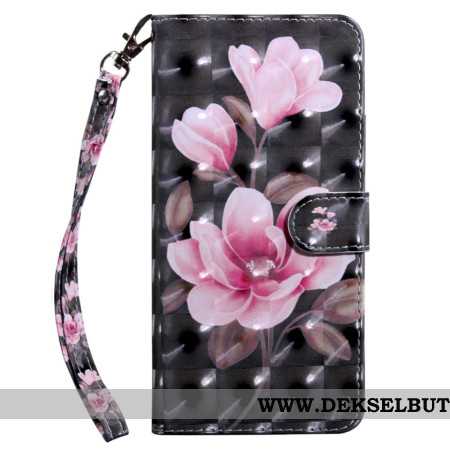 Folio Deksel Samsung Galaxy S24 5g Rosa Blomsterreim