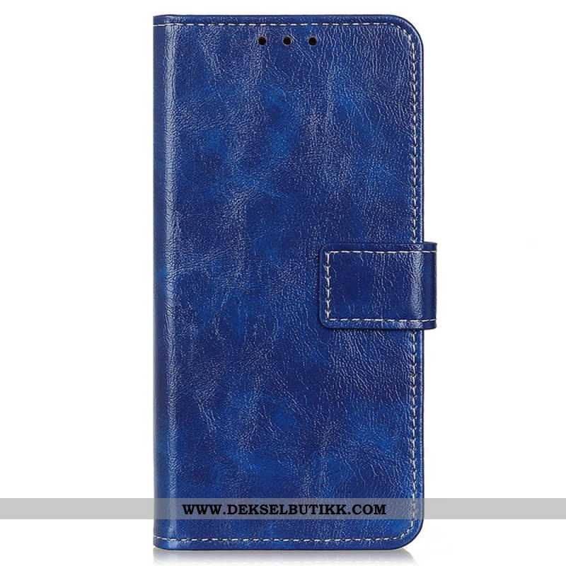 Folio Deksel Samsung Galaxy S24 Fe Skinnende Kunstskinn