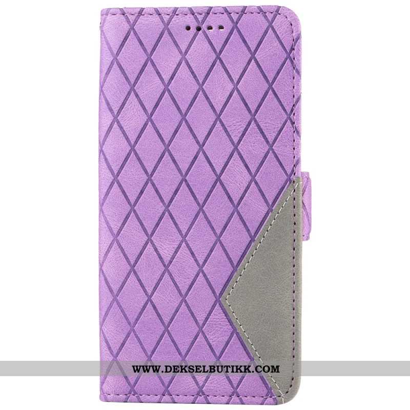 Folio Deksel Samsung Galaxy S24 Fe Strappy Diamonds