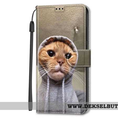 Folio Deksel Samsung Galaxy S24 Plus 5g Yo Cat Med Stropp Beskyttelse Deksel