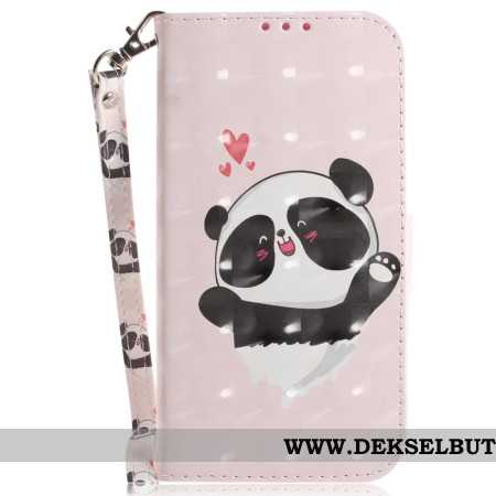 Folio Deksel Sony Xperia 1 Vi Panda Love Med Stropp