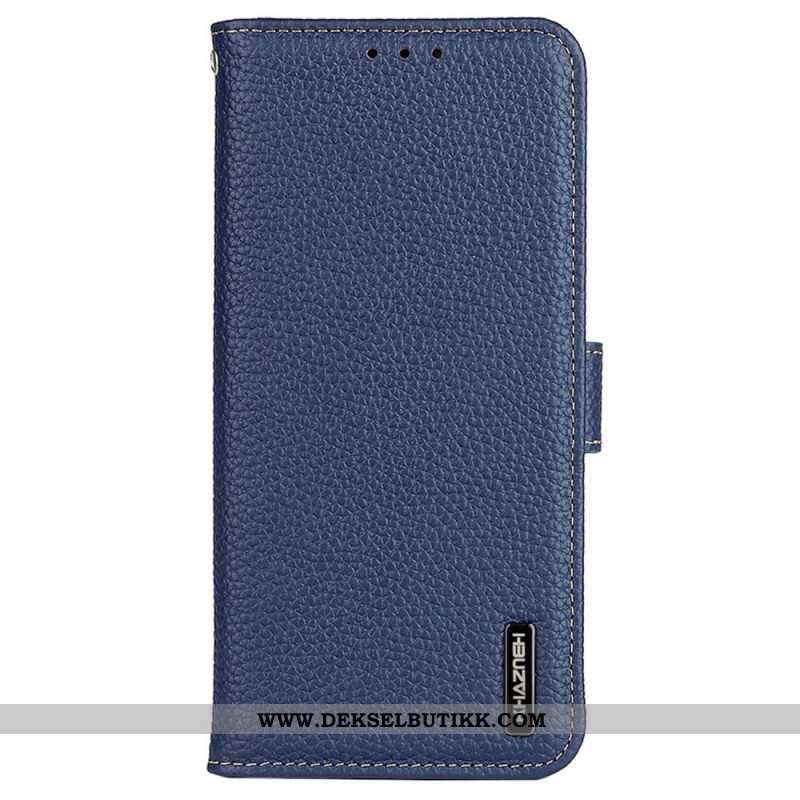 Folio Deksel Sony Xperia 10 Vi Khazneh Litchi Leather