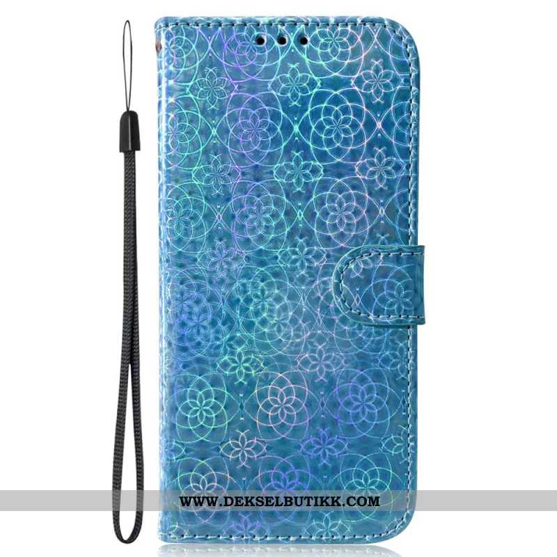 Folio Deksel Til Samsung Galaxy A15 Strappy Disco Style