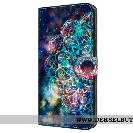 Folio Deksel Til Samsung Galaxy A16 5g Gyroskopisk Blomstermønster