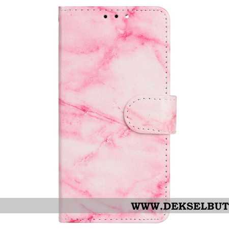 Folio Deksel Til Samsung Galaxy S24 Fe Rosa Marmor