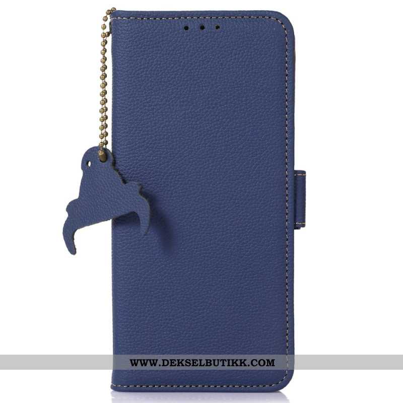 Folio Deksel Til Xiaomi Redmi Note 13 Pro 4g Litchi Leather Rfid-teknologi