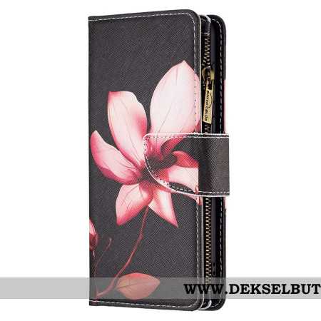 Folio Deksel Til Xiaomi Redmi Note 13 Pro 4g Lotus Strap Lommebok