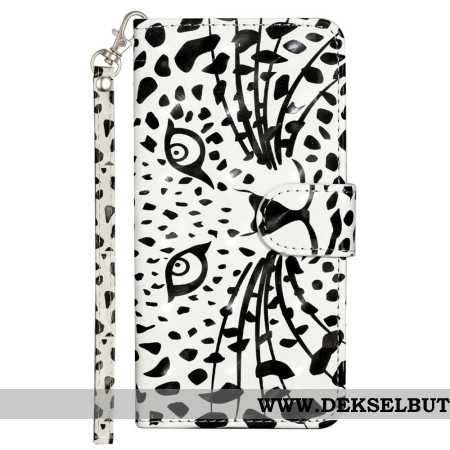 Folio Deksel Xiaomi 14t Leopard Grafisk Stropp