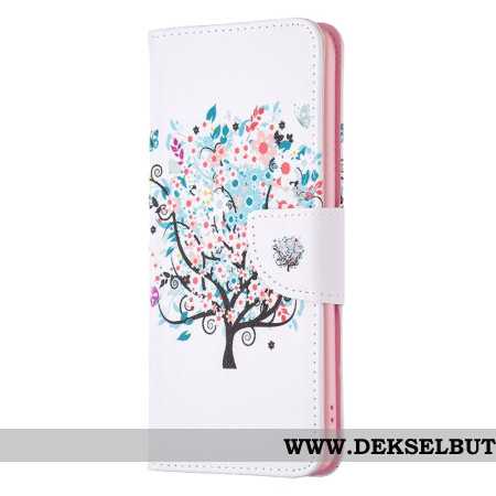 Folio Deksel Xiaomi Redmi Note 13 4g Blomstrende Tre Beskyttelse Deksel