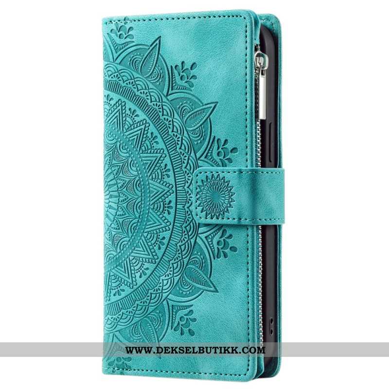 Folio Deksel Xiaomi Redmi Note 13 5g Mandala Skinneffektlommebok Med Stropp