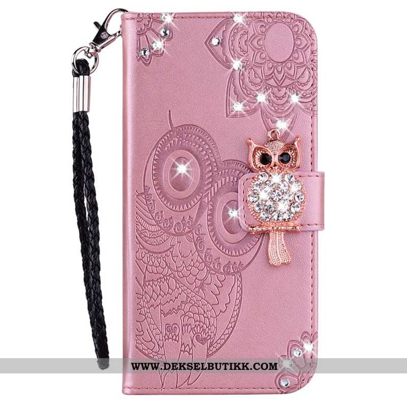 Folio Deksel Xiaomi Redmi Note 13 Pro 4g Uglelanyard Charm Beskyttelse Deksel