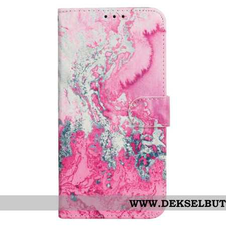 Folio Deksel iPhone 16 Plus Marinerosa Marmor