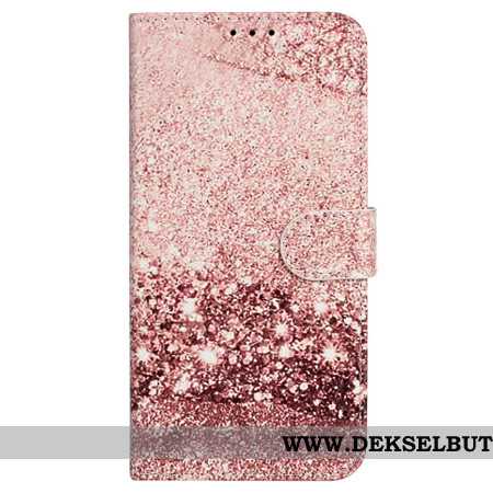 Folio Deksel iPhone 16 Plus Rosa Marmormønster Beskyttelse Deksel