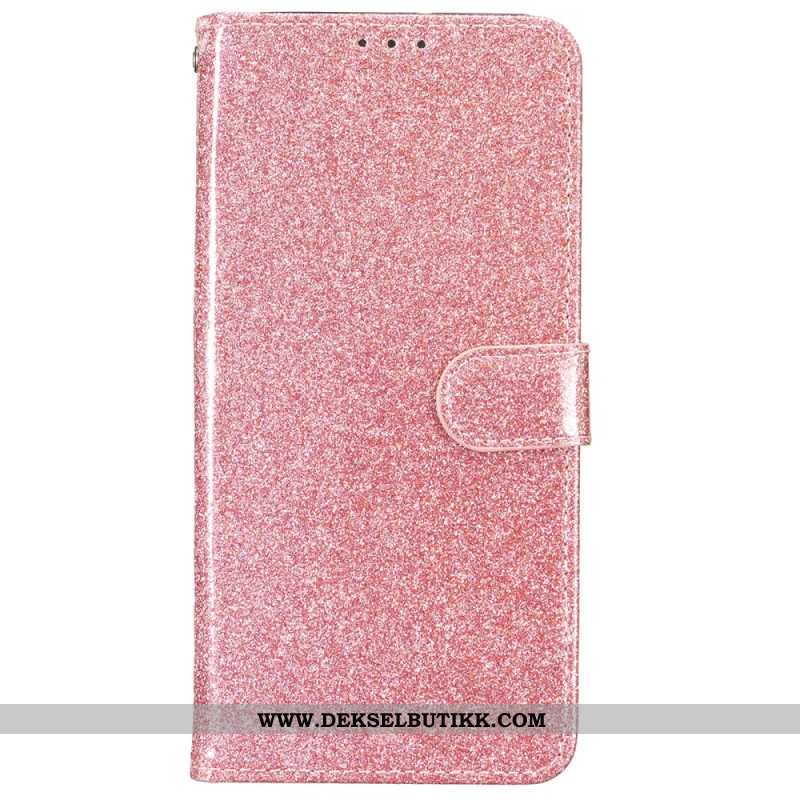 Folio Deksel iPhone 16 Pro Max Glitter Beskyttelse Deksel