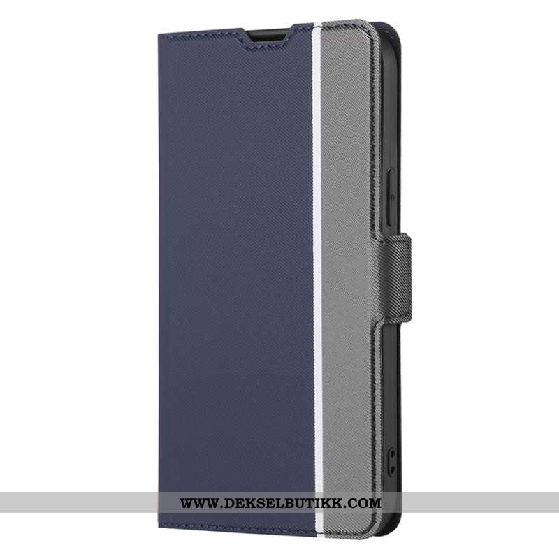 Lærdeksel Folio Deksel Oppo A98 5g Mobildeksel Chevron Tekstur