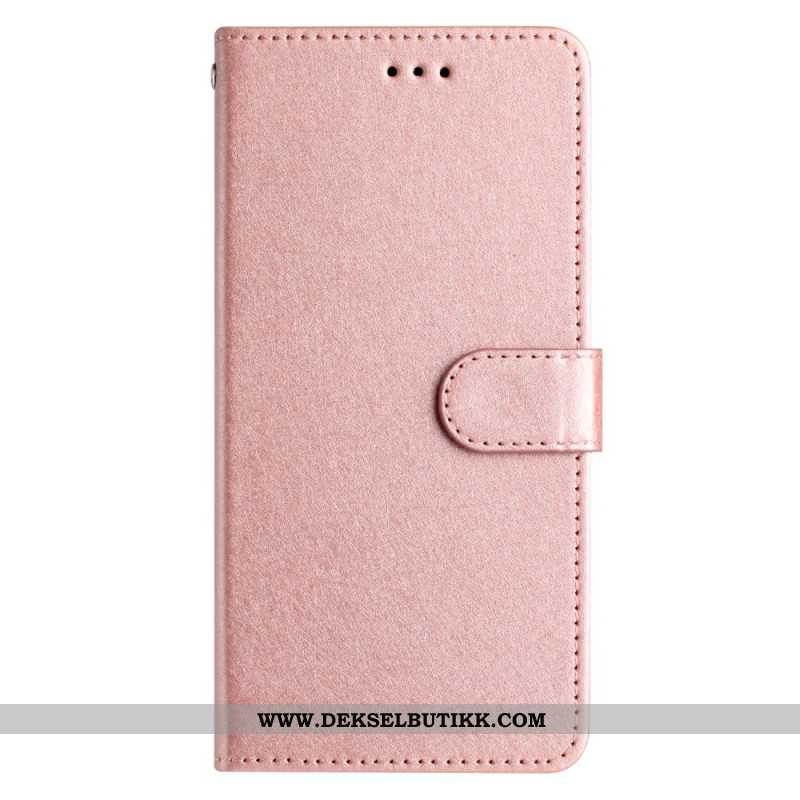 Lærdeksel Folio Deksel Oppo A98 5g Mobildeksel Strappy Silk Texture