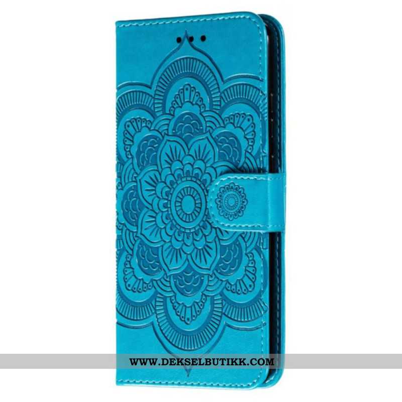 Lærdeksel Folio Deksel Samsung Galaxy A16 5g Mandala Stroppmønster