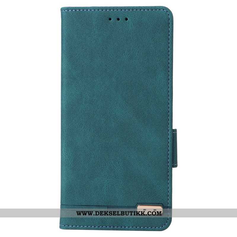 Lærdeksel Folio Deksel Samsung Galaxy A16 5g Retrodesign